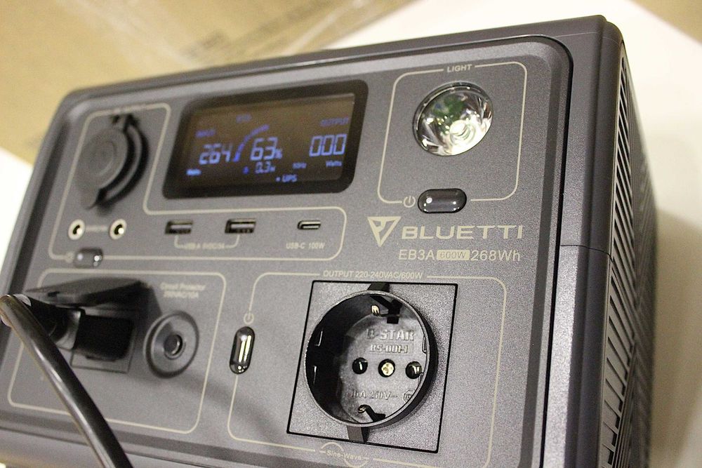 Зарядная станция Bluetti EB3A 268Wh/600W Евро