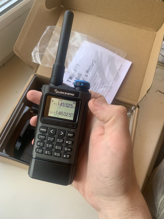 Рация Quansheng uv-K1 увеличиная батарея, есть еще k-5