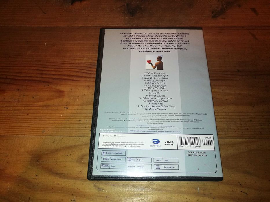 Eurythmics - Sweet Dreams DVD MUSICA