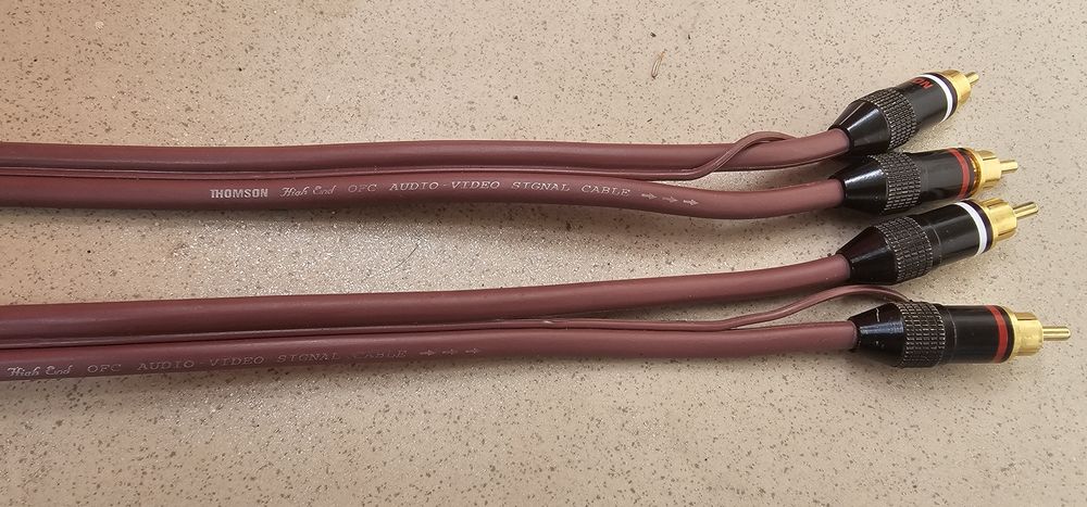 Thomson kable Chinch HI-END OFC kierunkowe 450mm