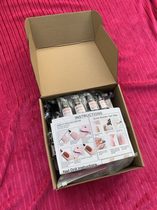 Kit completo manicure e unhas gel