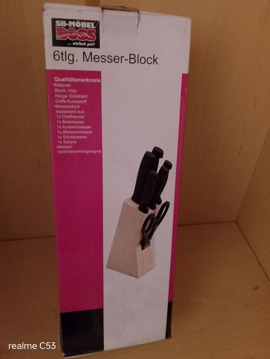 Komplet nowych noży