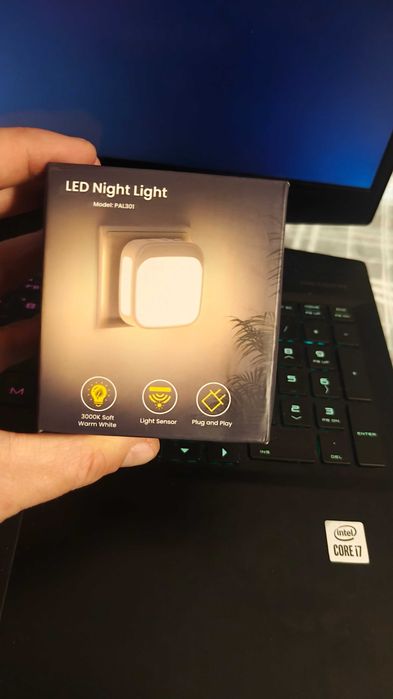 Lampa nocna czujnik zmierzchu