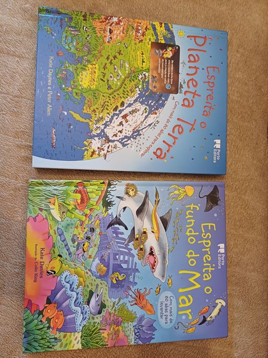 Conjunto de 2 livros infantis