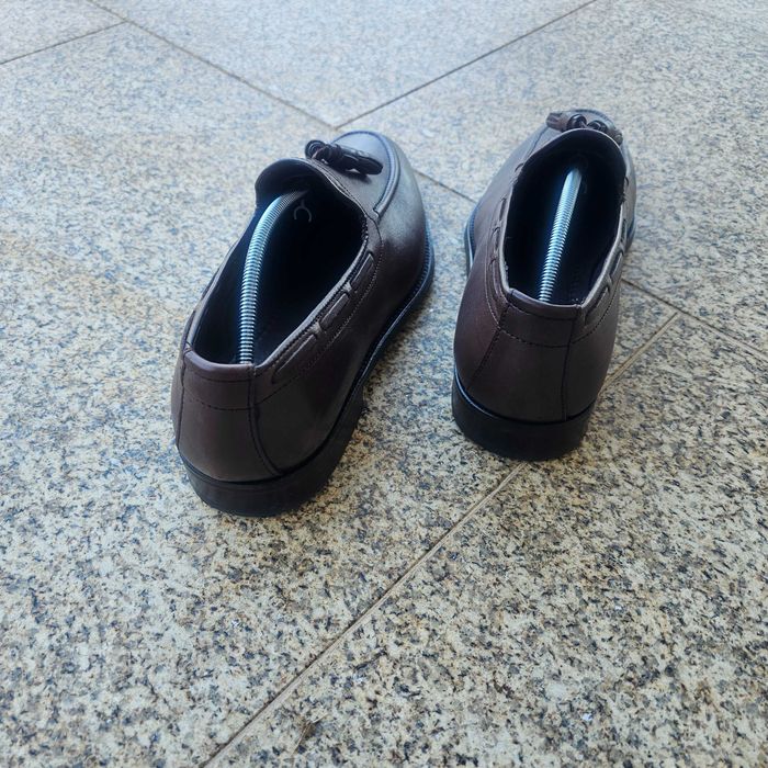 Sapatos Mocassins 41 Homem Pele Castanhos c/ Barbicachos