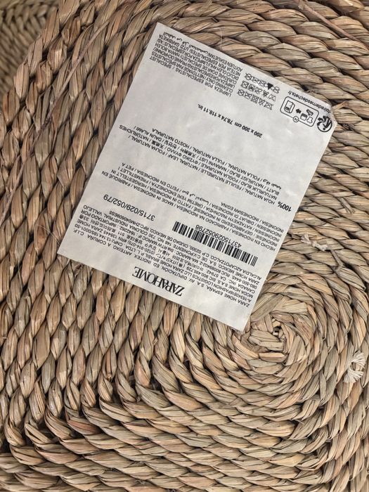 Tapete juta zara home 2x3m