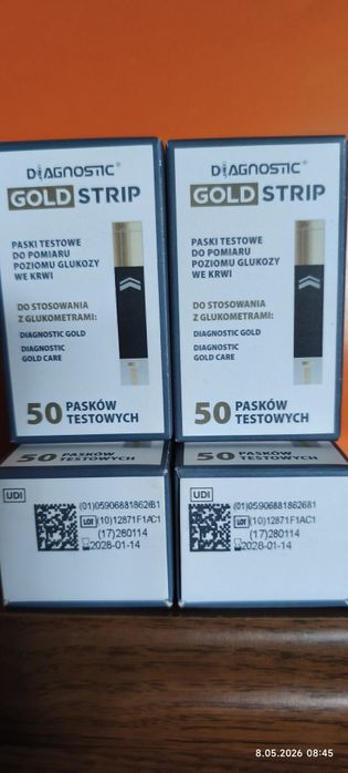 Diagnostic Gold Strip paski do glukometru