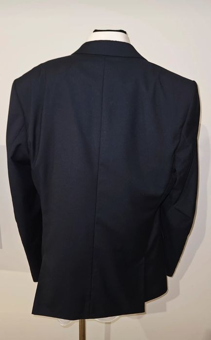 Granatowy garnitur Recman