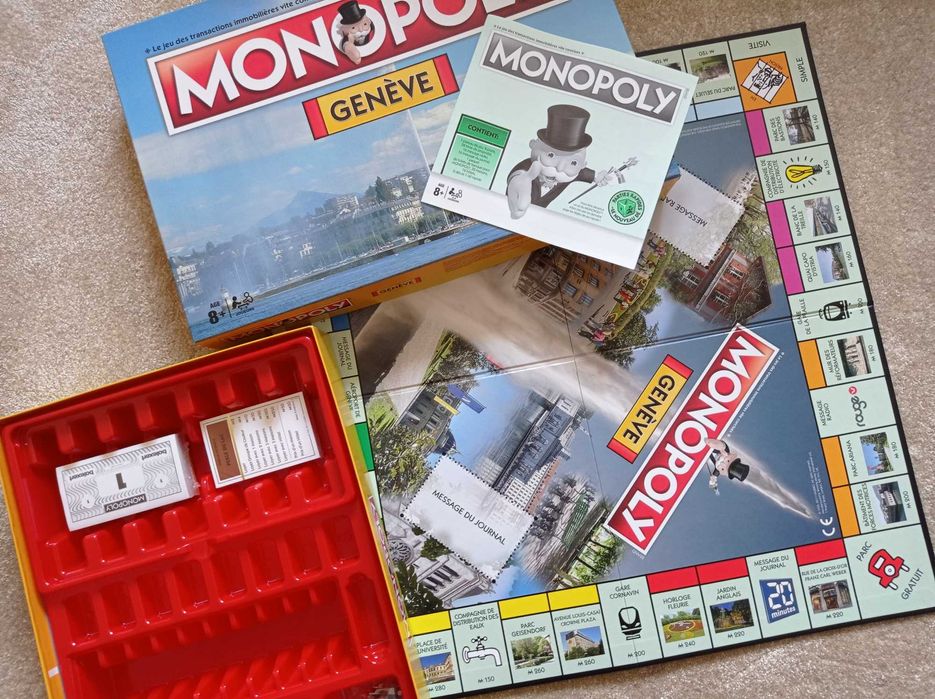 Monopólio/Monopoly Genève/Genebra (NOVO)