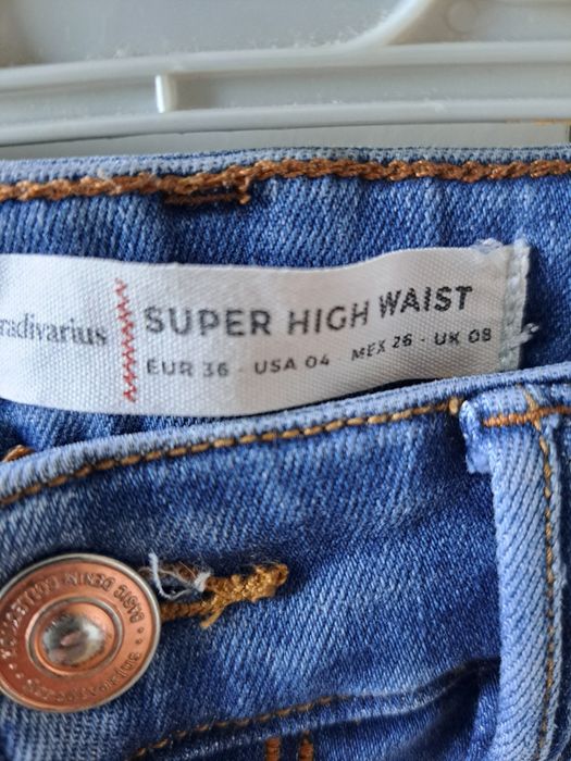 Calças de ganga super high Waist 36