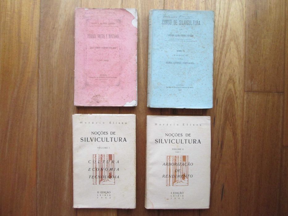 Agricultura - Silvicultura - 4 Livros Antigos