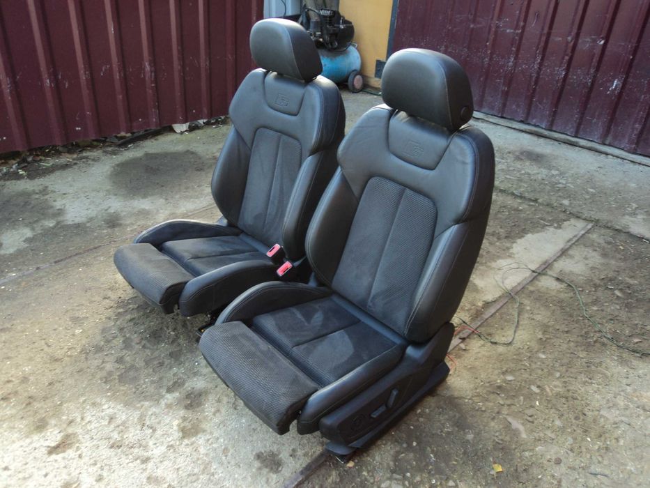 Ауді А4-Б9 S-Line електрика сидіння audi a4 b9 шкіра алькантара дивани