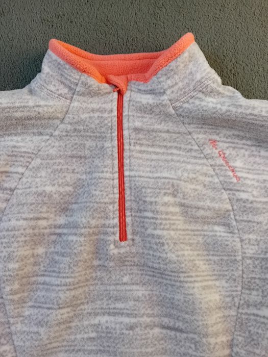 #Quechua bluza szara półgolf M