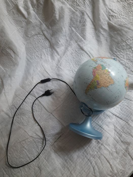 Podświetlany globus polityczno - fizyczny 25cm. Zachem Garwolin