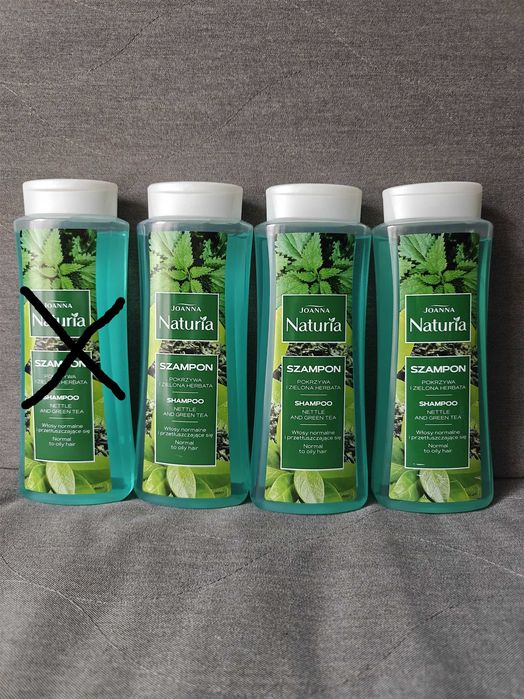 Joanna Naturia pokrzywa i zielona herbata, szampon do włosów, 500ml