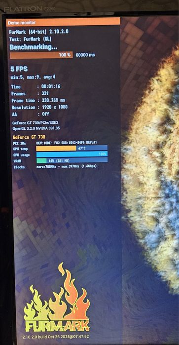 Продам відеокарту GT 730 2GB Asus DDR3 (GT730-2GD3)