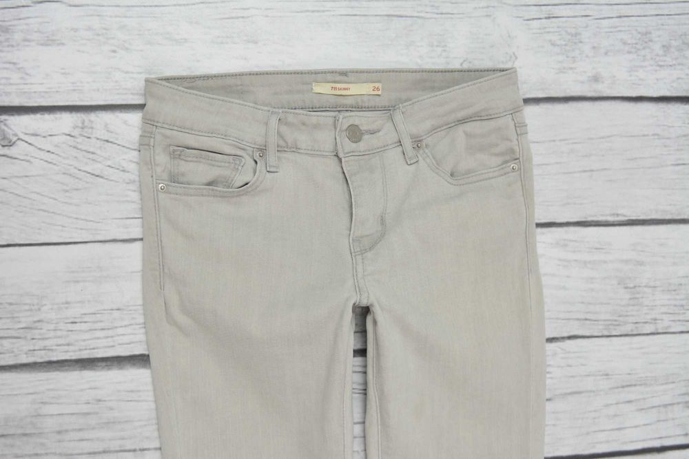 Levis 711 Skinny Damskie Jeansy Stretch W26 L32 26/32