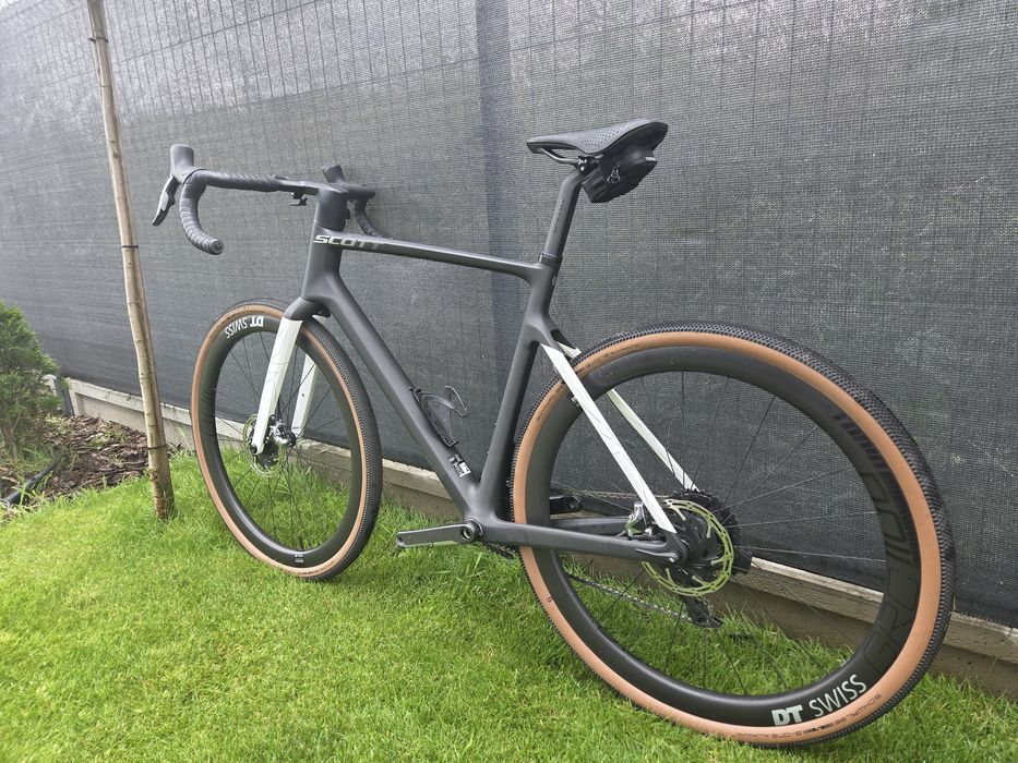 gravel Scott Addict Tuned rozm. L 56 SRAM Red AXS pomiar mocy