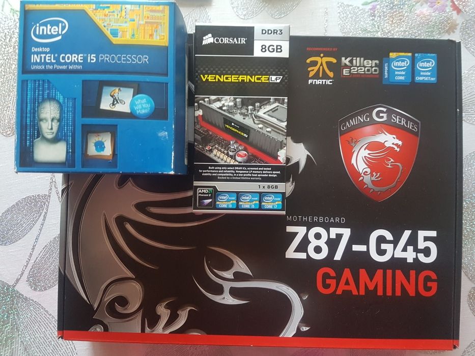 ІДЕАЛ ! ТОРГ ! MSI Z87-G45 GAMING /I5 4590 /16 GB DDR3
