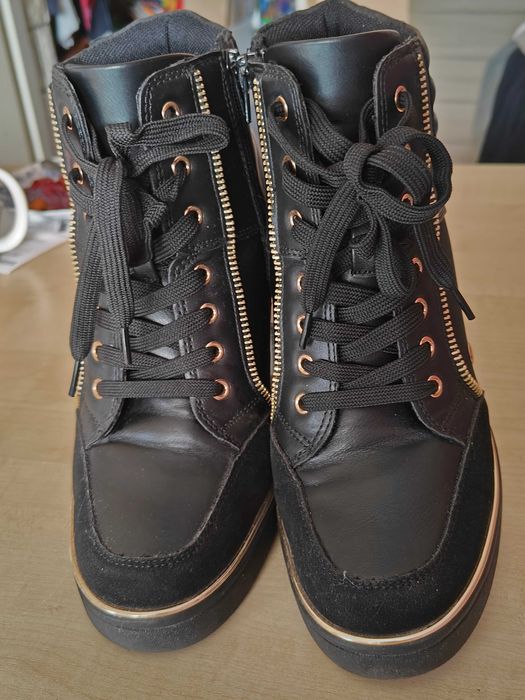 Botki sneakersy buty półbuty jesień zima damskie młodzieżowe r40 jak nowe