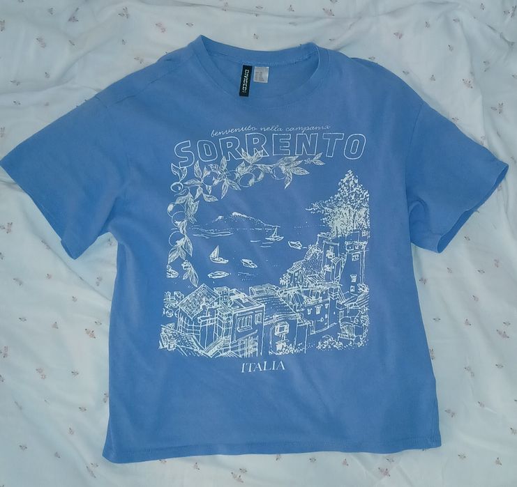 Футболка H&M блакитна
