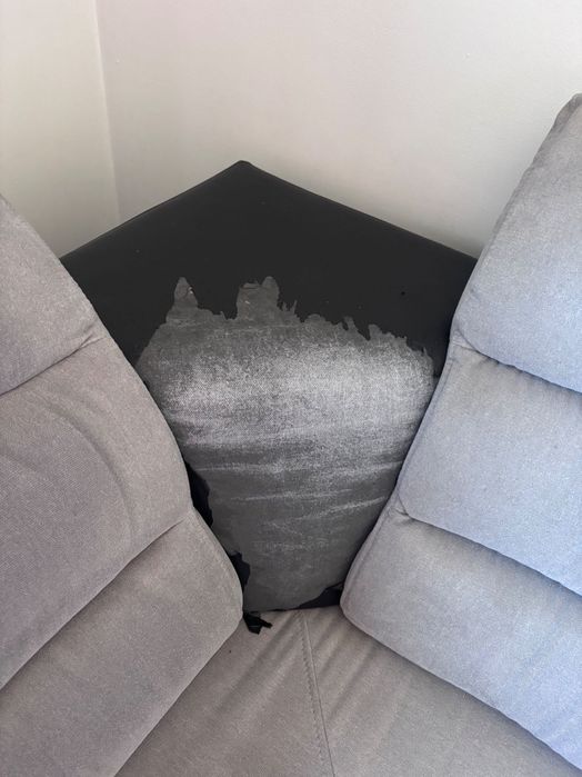 Szary duży narożnik