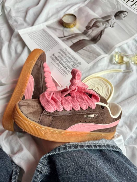 Кросівки жіночі Puma шоколадні