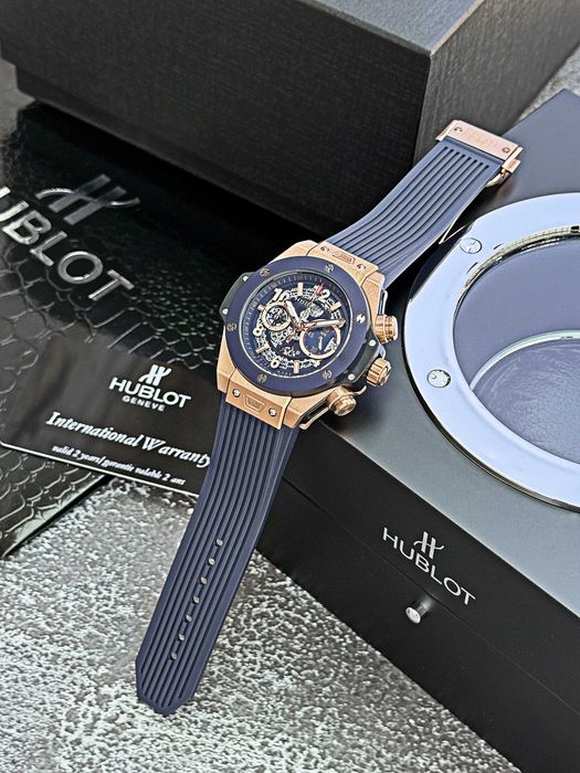 Годинник Hublot Big Bang Unico King Gold Blue