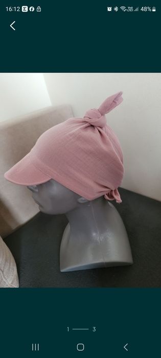 Chusteczka muslinowa brudny róż