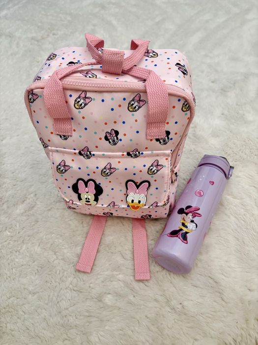 Kit Mochila + Garrafa Minnie Disney