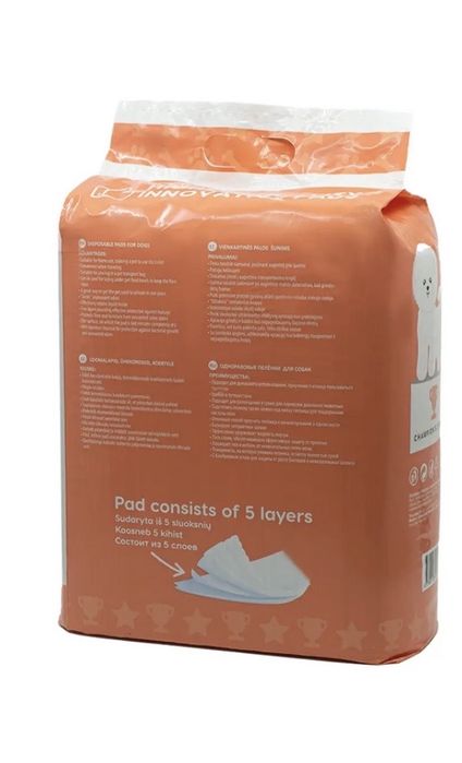 Misoko&Co Пелюшки з вугіллям та ароматом лаванди для собак