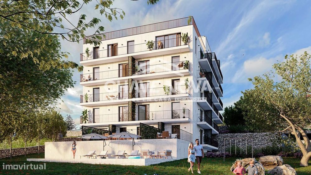 T2 Novo c/ Varanda e Lugar de Garagem em Valbom, Gondomar