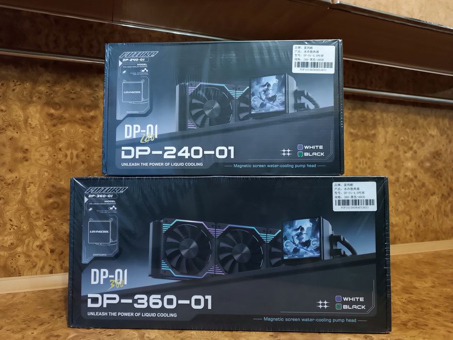 Водяное охлаждение процессора LOVINGCOOL LC-B360 / B240 DP ( ARGB,4.0 LCD дисплей )