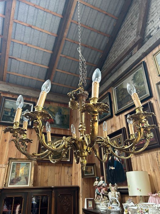 Stylowy zdobiony żyrandol #8058 Stylowy Węgrów