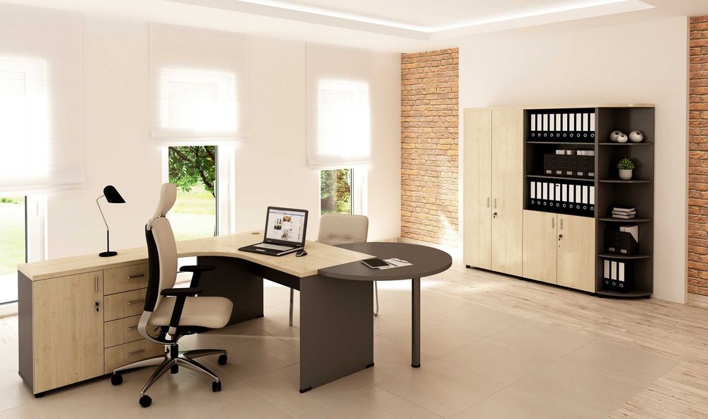 Meble do biura, biurko, szafki na dokumenty, meble od producenta