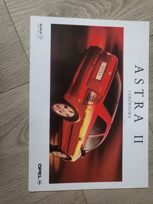 Prospekt Opel Astra II