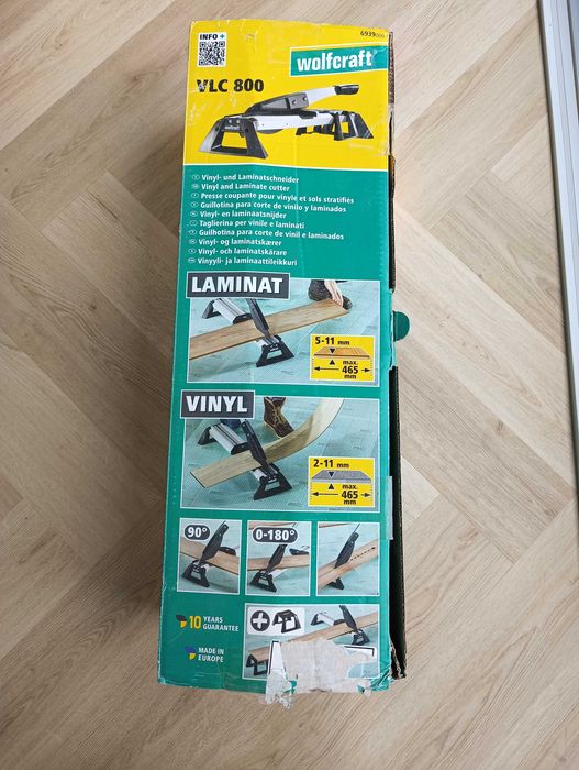 Gilotyna do paneli winylowych Wolfcraft VLC 800