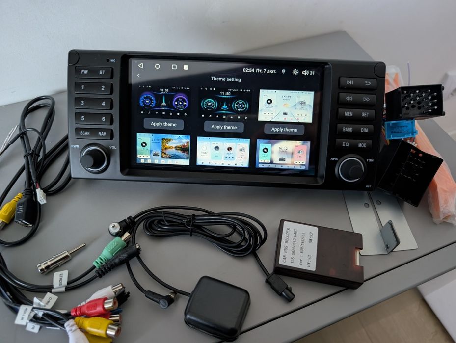 Магнітола 8" 2/32GB BMW E39 E38 Е53 CarPlay, Android Auto