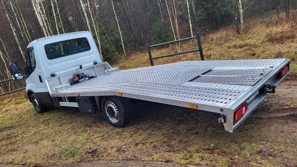 Zabudowa autolaweta, najazd