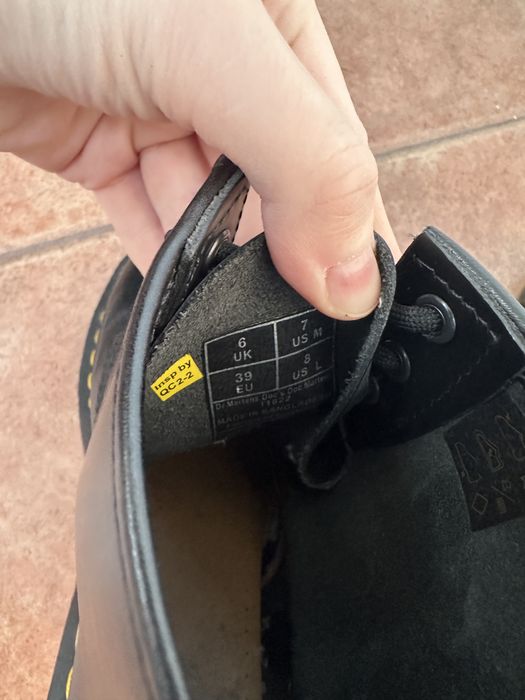 Dr. Martens 1460 Glany, rozmiar 39, Black Smooth, UNISEX