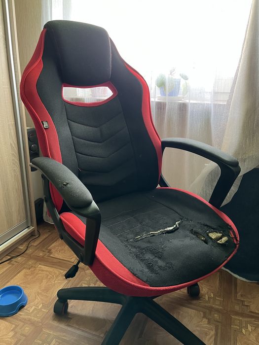 Крісло Special4You Riko Black/Red (E5234)