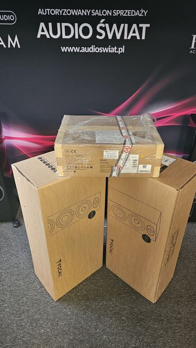 Kolumny Focal Theva N3 Black Wzmacniacz Arcam a15+ Gwarancja Zestaw Nowy