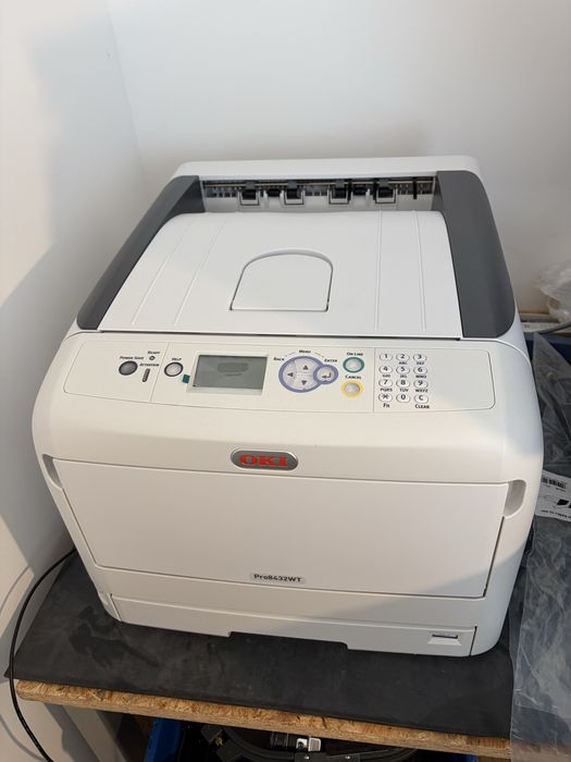 Profesjonalny zestaw do nadruków – Transmatic REV 3S + OKI Pro8432WT A3 White Toner