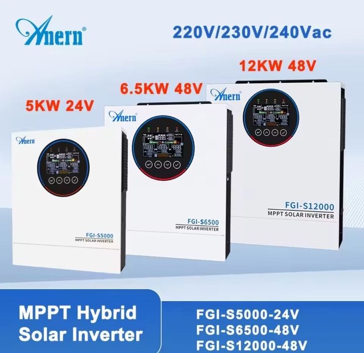 Інвертор 12 кВт 48 В MPPT 15 кВт 160 А 2 MPPT