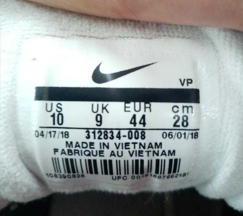 Оригінал. 27,5 см. кросівки nike air max 97 premium black