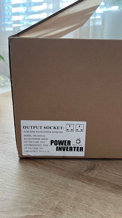 Інвертор потужності/Інвертор/Инвертор/Power Inverter/4000W 24V