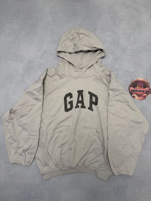 худи Yeezy X Balenciaga Gap white M L  vetements