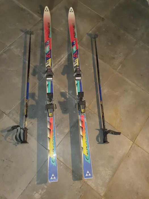 Ski fisher e fixadores