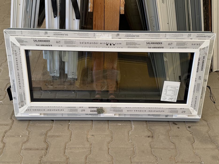 Okna PCV nowe 120 x 60 białe, dostępne kilka sztuk i inne rozmiary!