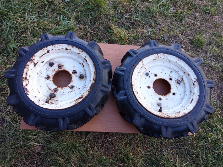 Колеса резинові ялинка 4*10 мотоблок мотокультиватор культиватор фреза